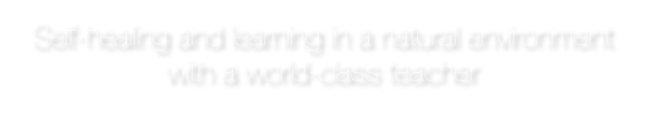 Self-healing and learning in a natural environment with a world-class teacher